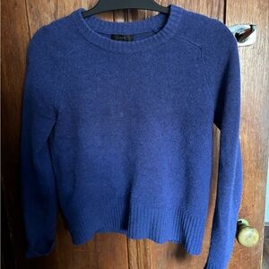 J crew wool blue sweater